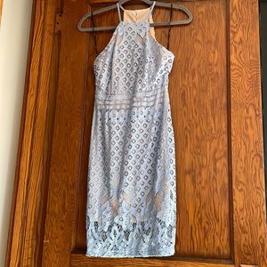 Lulus Steal a Kiss Light Blue Dress